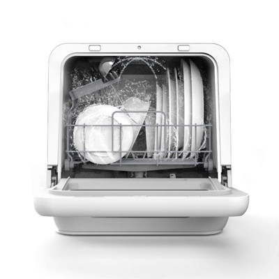 Midea 16.5 in. Portable Countertop Dishwasher with 5L Built-in Water Tank