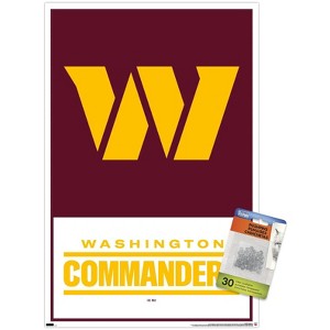 Trends International NFL Washington Commanders - Logo 22 Unframed Wall Poster Prints - 1 of 4