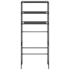 vidaXL 3-Tier Storage Rack over Laundry Machine Black 27.2 in.x11 in.x66.5 in. - 3 of 4