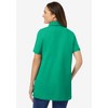 Woman Within Women's Plus Size Perfect Short-Sleeve Polo Shirt - 3 of 4