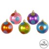 Vickerman 2.4" Multi-Colored Candy Finish Polka Dot Ball Ornament Set, 15 per Box - 2 of 3