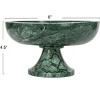 Storied Home Marble Footed Pedestal Bowl - 3 of 4