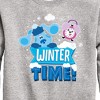 Boys' - Blue's Clues & You! - Winter Time Graphic Long Sleeve Fleece Sweatshirt - 2 of 4
