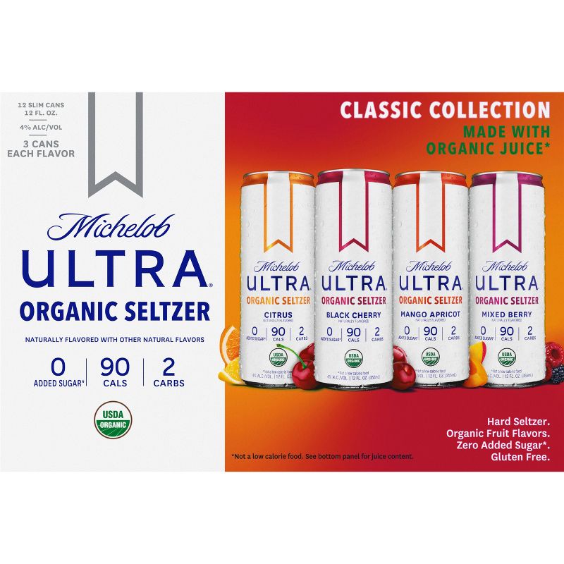 Michelob Ultra Pure Seltzer Variety Pack #2 - 12pk/12 fl oz Cans, 3 of 9