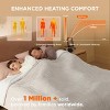 Bedsure Heated Blanket - Fast Heating Electric Blanket Soft Flannel Heated Throw Warm Gifts for Family - 3 of 4