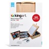 KINGART Mixed Media Art Set, Table-Top Sketchbox Easel, 105 Pcs. - 4 of 4