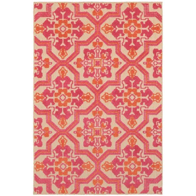 Oriental Weavers Cayman 2541V Sand/ Pink Indoor/Outdoor Area Rug - 9'10" x 12'10"