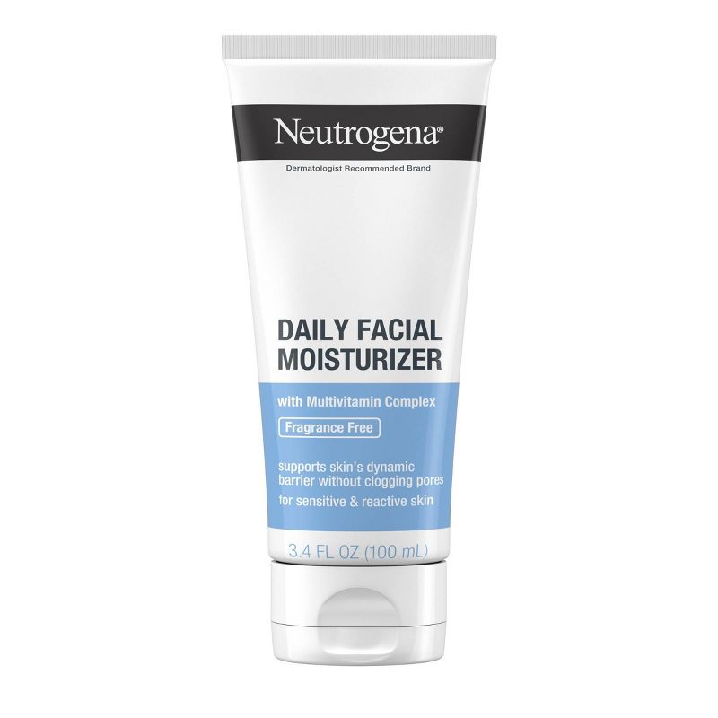 Neutrogena Daily Facial Moisturizer with Vitamin E- Fragrance Free - 3.4 fl oz, 3 of 10
