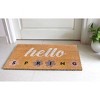 RugSmith Multi Machine Tufted Hello Spring Doormat - 3 of 4