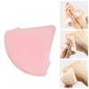 Unique Bargains Loose Powder Puff Face Soft Triangle Puff Blender Beauty  Makeup Tool Short Plush 2 Pcs Black Pink : Target