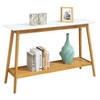 Breighton Home Oslo Console Table White: Sleek Sofa Table, Narrow Design for Entryways - image 3 of 3