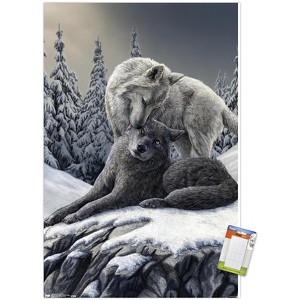 Trends International Lisa Parker - Snow Kisses Unframed Wall Poster Prints - 1 of 4