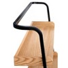 Estanier Desk with Shelves Natural/Black - Lifestorey: Industrial Style, Veneer Finish, Metal Frame, Open Storage - 4 of 4