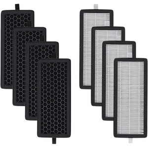 Nispira 38060 True HEPA Active Carbon Filters Replacement for Silentnight 38060 Air Purifier and Netta Air Purifier 28W, 4 Sets - 1 of 4
