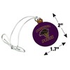 Whittier College Poets Logo Mini Small Tiny Wood Christmas Tree Holiday Ornament - 4 of 4