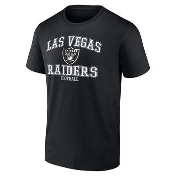 Nfl Las Vegas Raiders Men's Tallest Player Heather Short Sleeve Bi-blend  T-shirt : Target