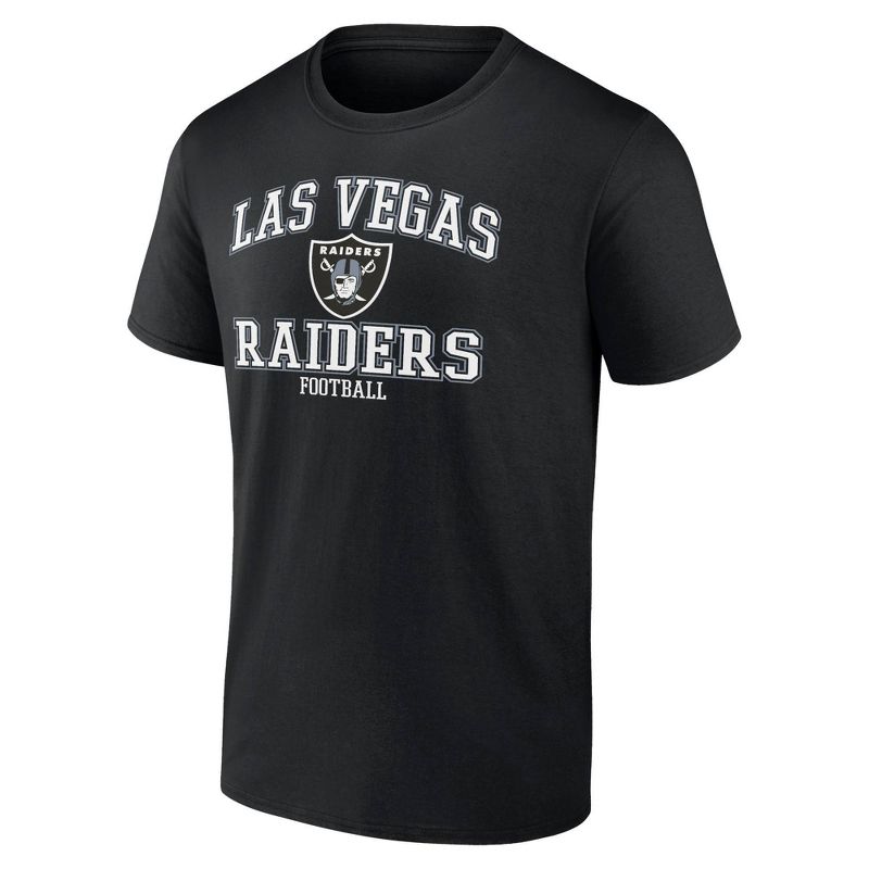 NFL Las Vegas Raiders Short Sleeve Core Big &#38; Tall T-Shirt, 1 of 4
