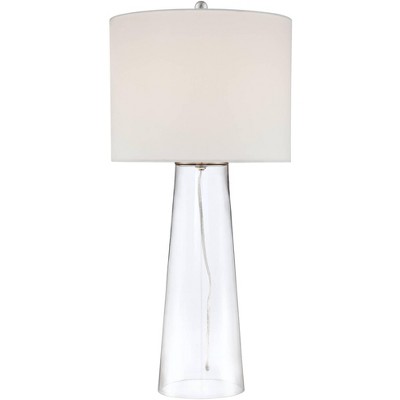table lamp with clear glass shade