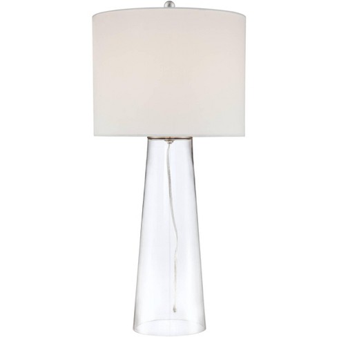 Clear glass table lamps for best sale living room