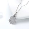 Bulldog Necklace for Women Sterling Silver Cubic Zirconia Ginger Lyne Collection - 4 of 4