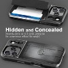 Vena vCommute For Apple iPhone 17 Pro Max Case Wallet, Case with Stand Leather Card Holder [Military Grade Drop Protection], Black - 3 of 4