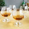 True Snifter Glasses Brandy Bowls, Cognac Balloon Glass for Bourbon, Whiskey, Whisky, Scotch, Stemmed cocktail glass set, 14 Ounce, Crystal, Set Of 4 - 2 of 4