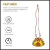 4E's Novelty Thanksgiving Necklace Crafts For Kids Bulk – 4 Pack DIY Turkey Necklace Craft for Kids With 4 Styles Great Thanksgiving Favors for Kids - 4 of 4