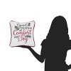 C&F Home 10" x 10" Tidings of Comfort & Joy Christmas Pillow - 4 of 4
