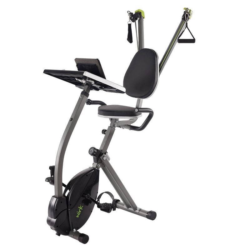 Wirk Ride Exercise Bike Workstation and Standing Desk with Smart Workout App and No Subscription Required, 4 of 16