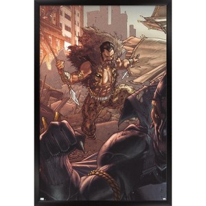 Trends International Marvel Kraven The Hunter - Black Panther: The Man Without Fear #519 Framed Wall Poster Prints - 1 of 4