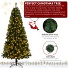 Syemin Artificial Trees 6ft PVC Material DIY 1050 Branches Christmas Tree Artificial Hinged Christmas Tree for Holiday, Green, 30"*30"*72" - 2 of 4