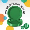 Exquisite Disposable Plastic Dinner Plates- 100 Count - image 4 of 4