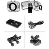 Pyle Gear Pro HD 1080P Action Camera - 12.0 Megapixel Camera, 2.4" Touch Screen, Waterproof, 4X Digital Zoom, 1080P Video Recording (Silver) - 3 of 4