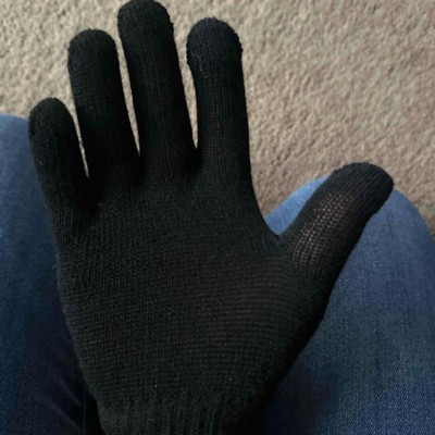 Kids' 3pk Knit Gloves - Cat & Jack™ Black One Size Fits All : Target