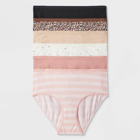Women's 6pk Hipster Underwear - Auden™ Print Mix 2x : Target