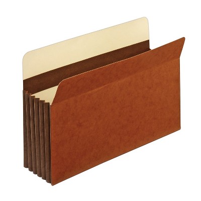 HITOUCH BUSINESS SERVICES Heavy-Duty Reinforced File Pocket 5.25" Exp Legal Size Brown 10/BX