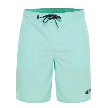 TomboyX Swim 4.5 Shorts, Quick Dry Bathing Suit Bottom Mid-Rise Trunks,  Bike Short Style, Plus Size Inclusive (XS-4X) Save The Turtles Large