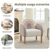 Runesay Accent Chair Sofa, Toddler Fabric with Solid Wooden Frame and Rainbow Design - 4 of 4