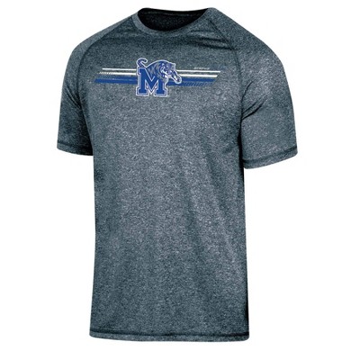 NCAA Memphis Tigers Men's Gray Poly T-Shirt