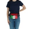 CTM Leather Fanny Waist Pack with Mexican Flag - 4 of 4