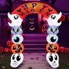 Joyfy 8 FT Tall Halloween Inflatable Outdoor Decoration, Cute Stacking Ghost Inflatable Archway with LEDs for Halloween Yard Garden Lawn Decoration - 2 of 4