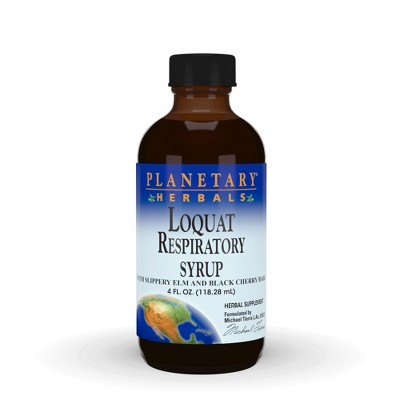 Loquat Respiratory Syrup by Planetary Herbals  -  4 oz Liquid