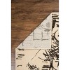 HomeStock Masters Sprinter Cream & Charcoal 5x7.6, Contemporary, Power Loomed - 3 of 4