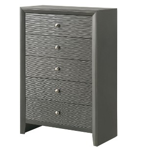Sapphtopaz Modern Dresser with Drawers & Handle Closet Organizers and Storage with Sturdy Frame Chest of Drawers for Bedroom,Entryway - 1 of 4