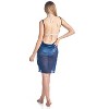 Casual Nights Women's Bikini Cover Ups Wrap Backless Straps Beach Summer Dress - 3 of 4