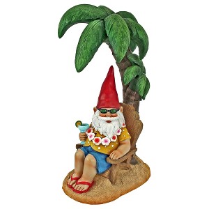 Design Toscano Beach Comber Gnome Dude Garden Statue - 1 of 4