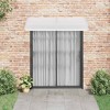 vidaXL Door Canopy Gray 78.7"x39.4" PC - 2 of 4
