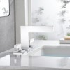 Sumerain 8 Inch Widespread Waterfall Bathroom Sink Faucet, 2 Lever Handle Lavatory Faucet in Chrome - 4 of 4