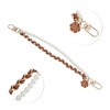 Unique Bargains Durable Camellia Faux Pearl Bag Extender Chain 1 Pc - 3 of 4