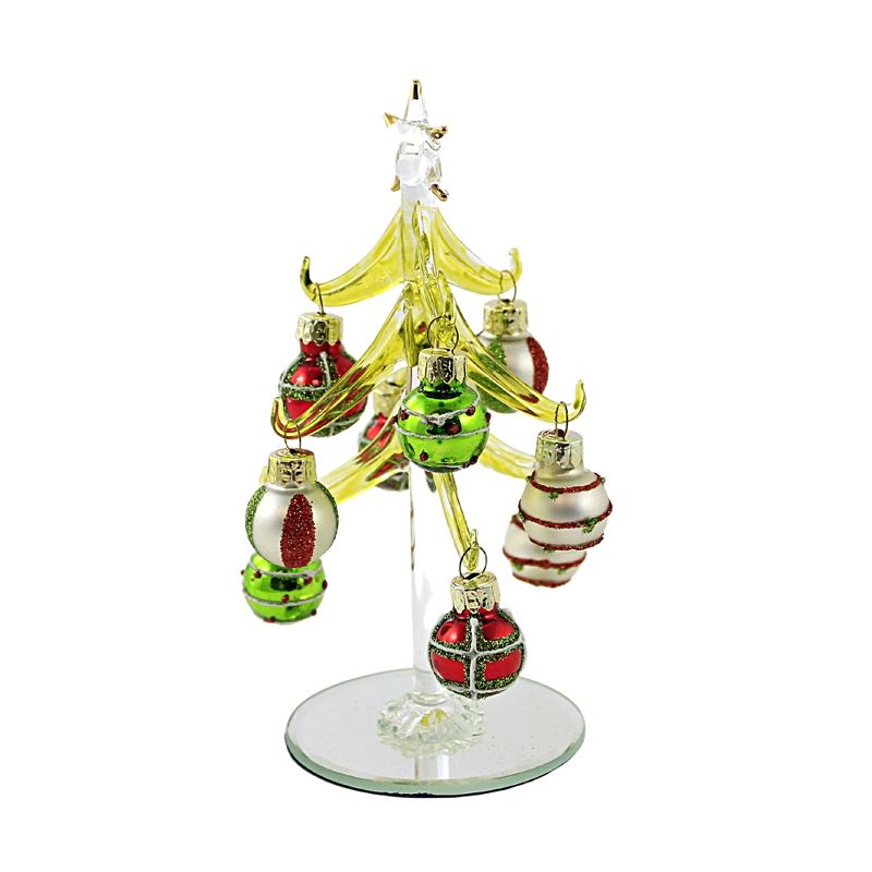 Christmas 6.0" Holiday Ball Christmas Tree Star  Glittered Gold Crest Distributing  -  Decorative Figurines, 3 of 4